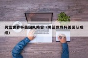 男篮世界杯美国队阵容（男篮世界杯美国队成绩）