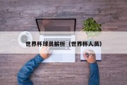 世界杯球员解析（世界杯人员）