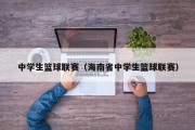 中学生篮球联赛（海南省中学生篮球联赛）