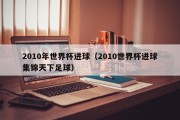 2010年世界杯进球（2010世界杯进球集锦天下足球）