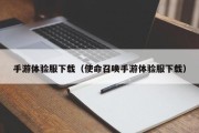 手游体验服下载（使命召唤手游体验服下载）
