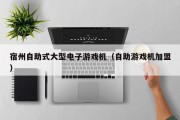 宿州自助式大型电子游戏机（自助游戏机加盟）