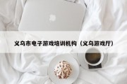 义乌市电子游戏培训机构（义乌游戏厅）