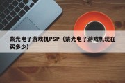 紫光电子游戏机PSP（紫光电子游戏机现在买多少）