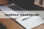 埃及世界杯名单（埃及世界杯最好战绩）